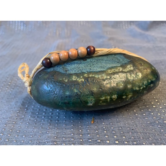 Artisan ceramic heart that rattles - Picture 3 of 7